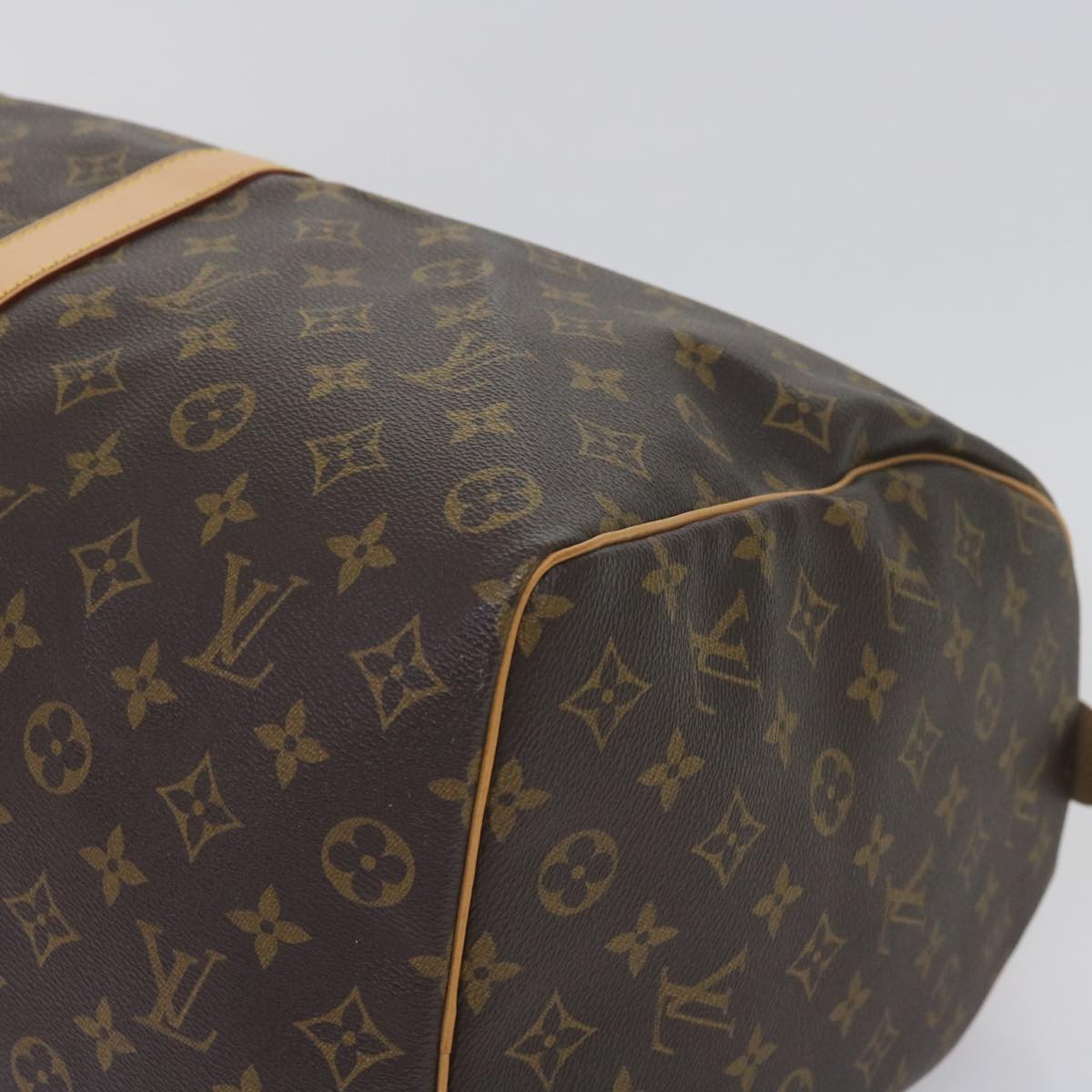 Louis Vuitton Keepall 50 Brown Canvas Travel Bag