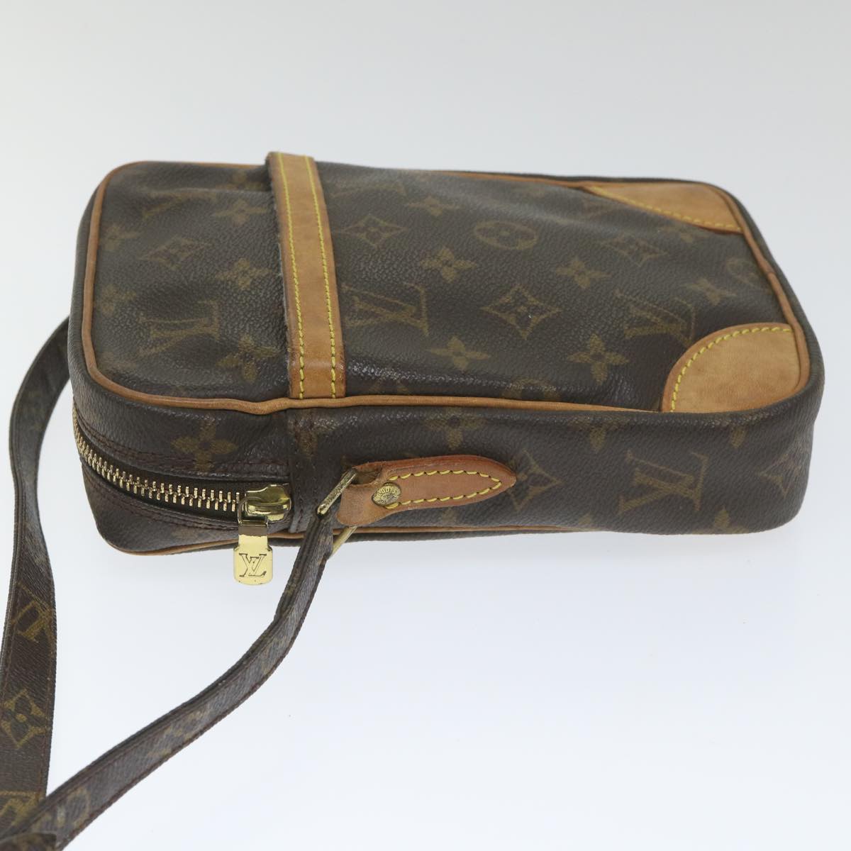 Louis Vuitton Danube Brown Canvas Shoulder Bag