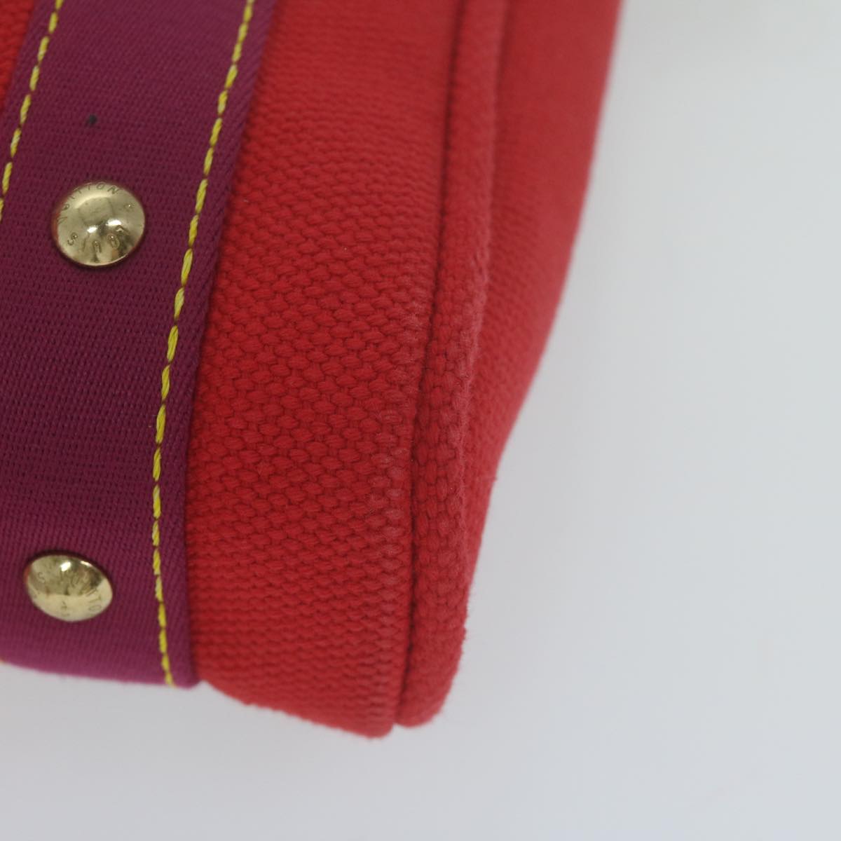 Louis Vuitton Cabas Red Canvas Tote Bag