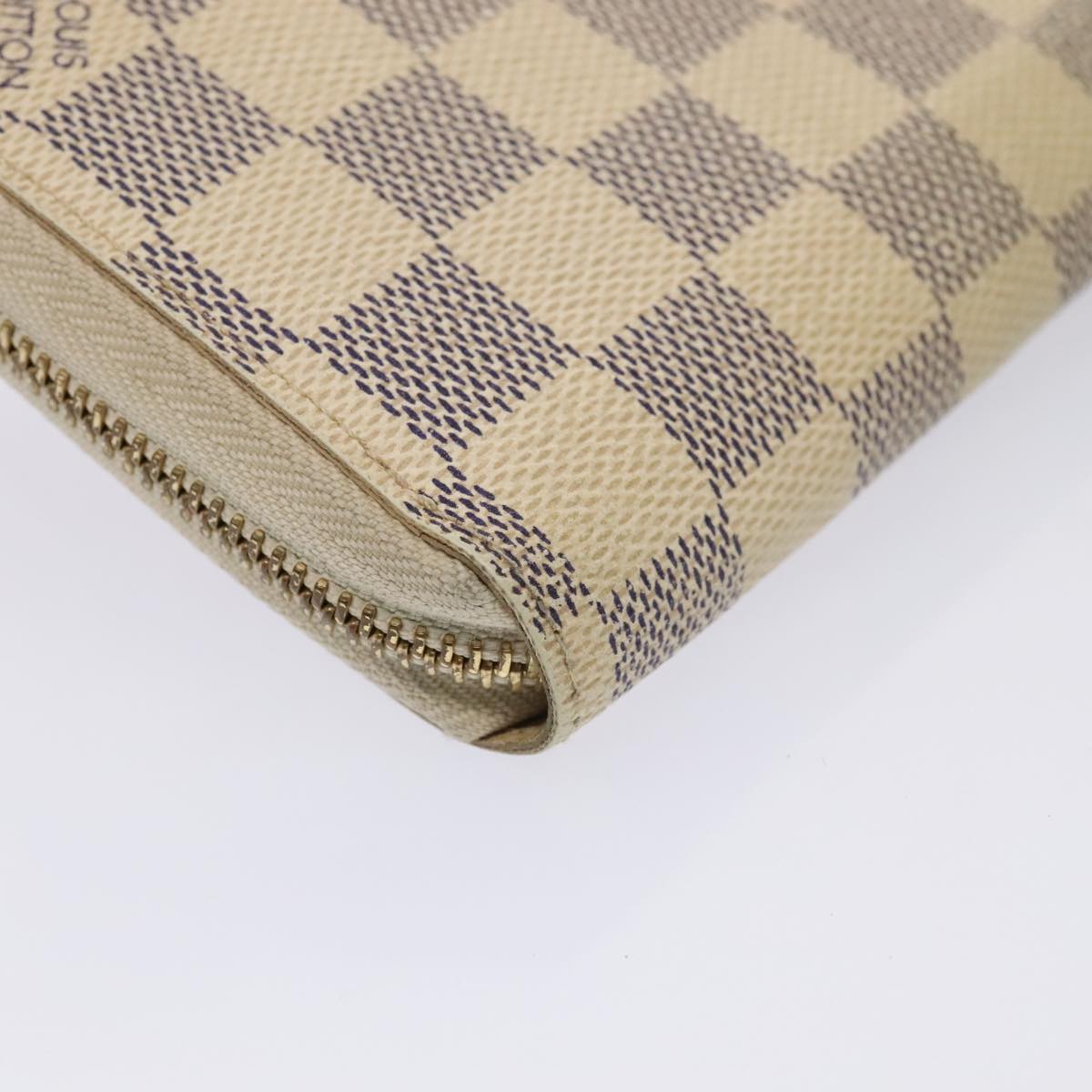 Louis Vuitton Zippy Wallet White Canvas Wallet