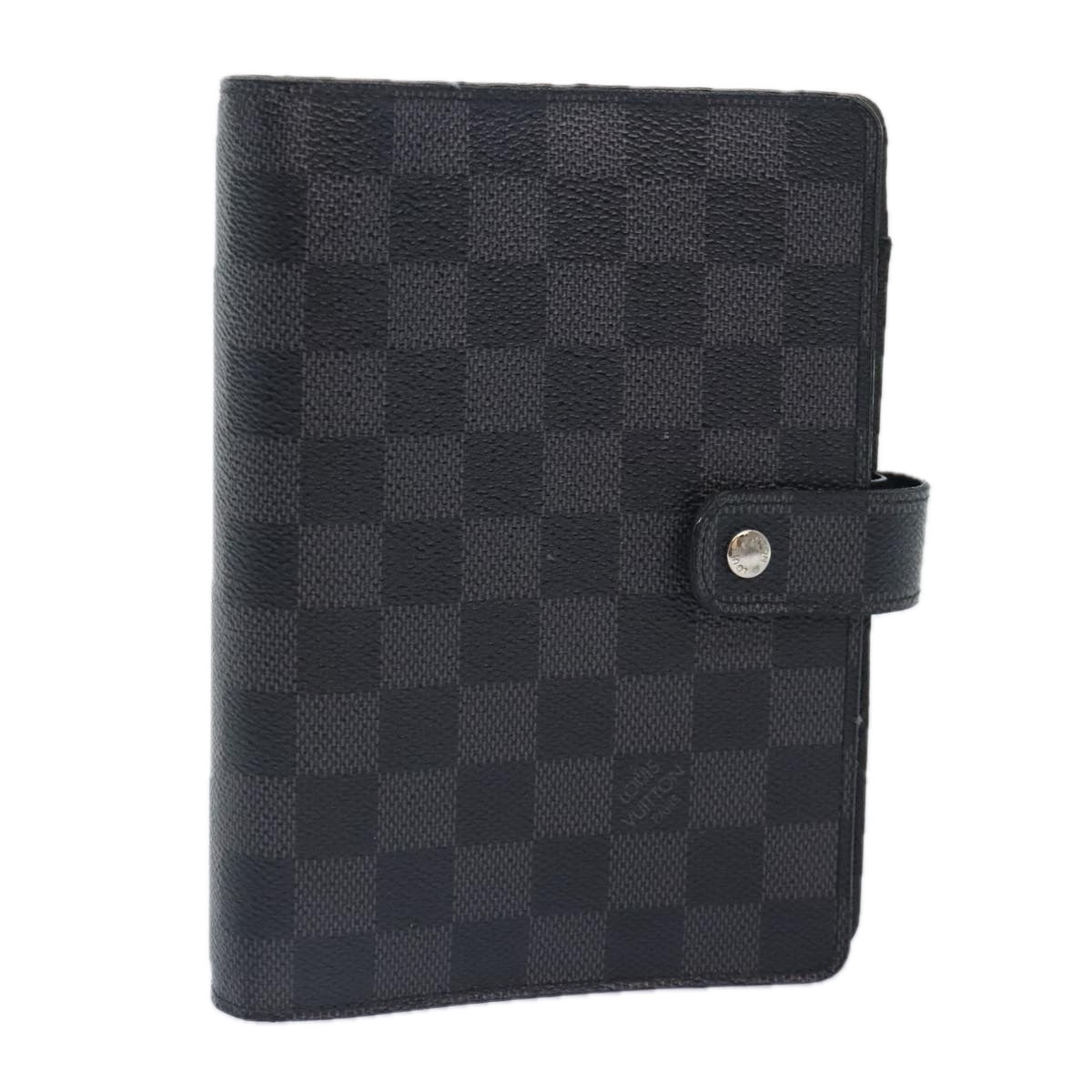Louis Vuitton Agenda Cover Grey Canvas Wallet