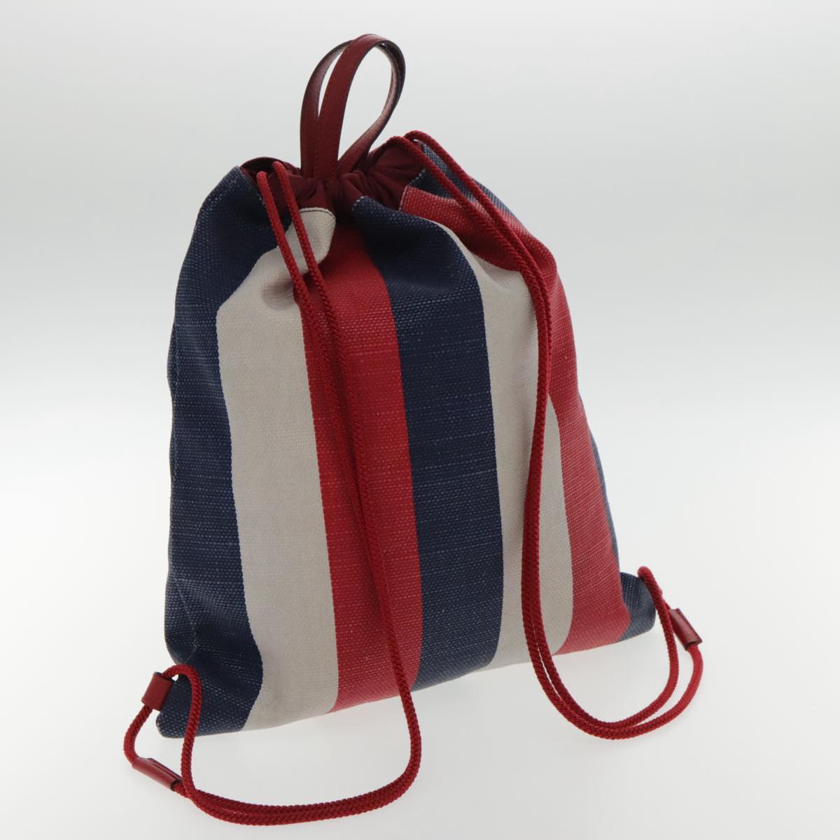 Gucci Blue Canvas Backpack Bag