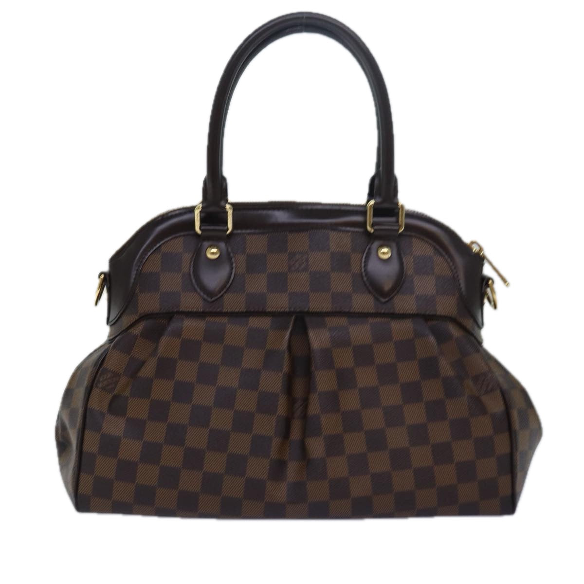 Louis Vuitton Trevi Brown Canvas Handbag