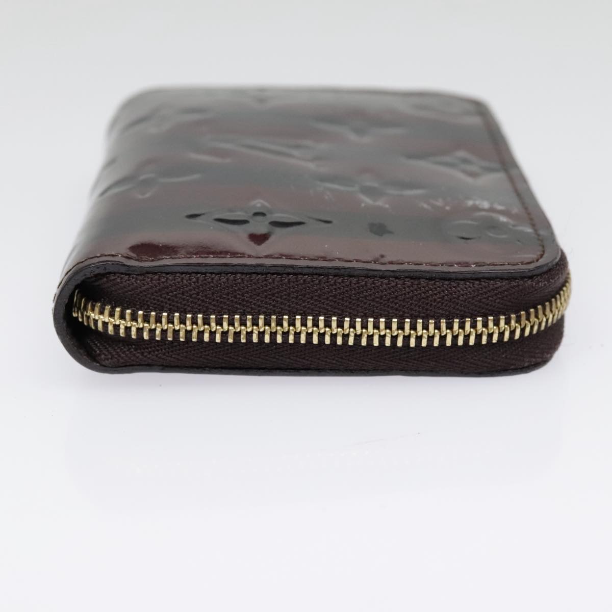 Louis Vuitton Zippy Coin Purse Burgundy Patent Leather Wallet
