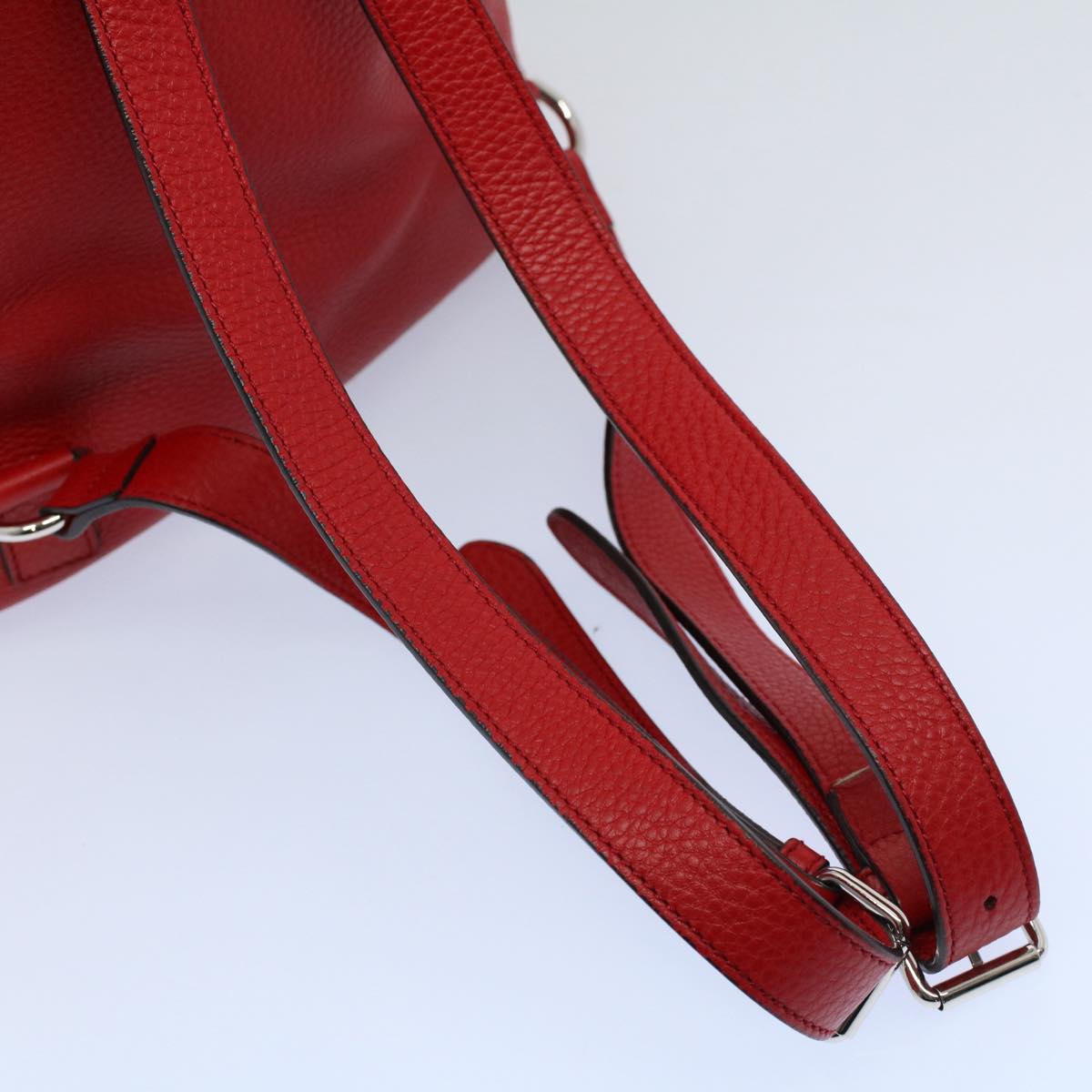 Gucci Soho Red Leather Backpack Bag