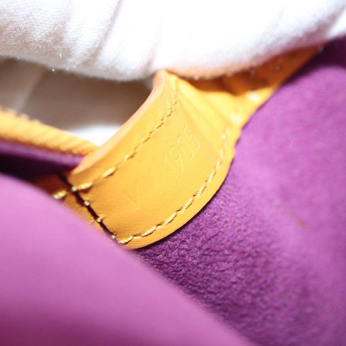 Louis Vuitton Gobelins Yellow Leather Backpack Bag