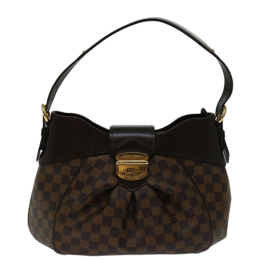 Louis Vuitton Sistina Brown Canvas Shoulder Bag