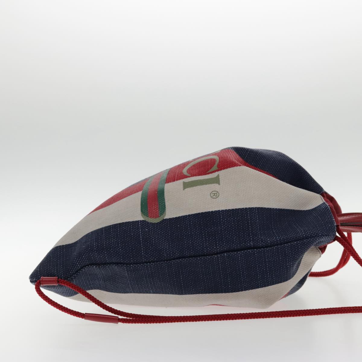Gucci Blue Canvas Backpack Bag
