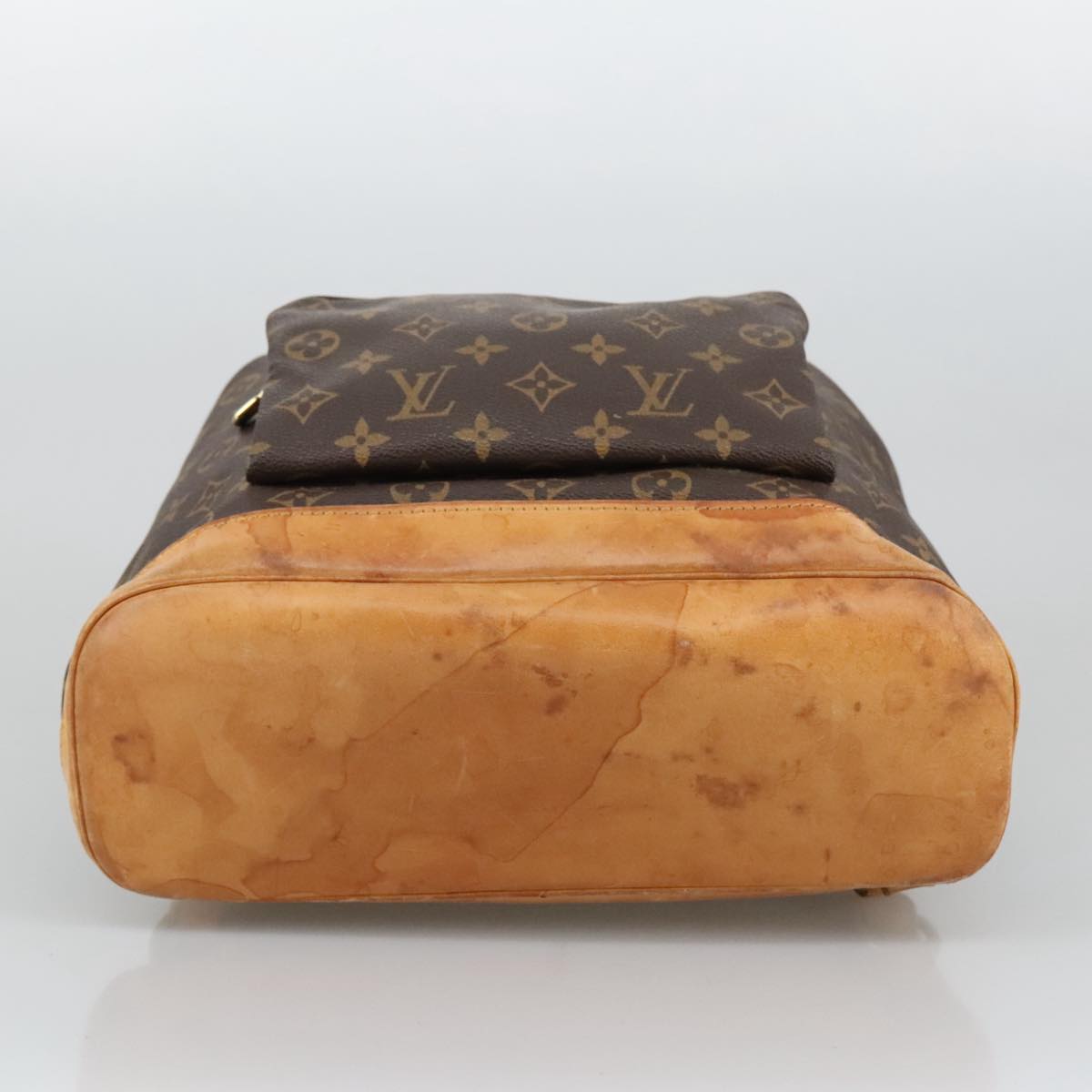 Louis Vuitton Montsouris Gm Brown Canvas Backpack Bag