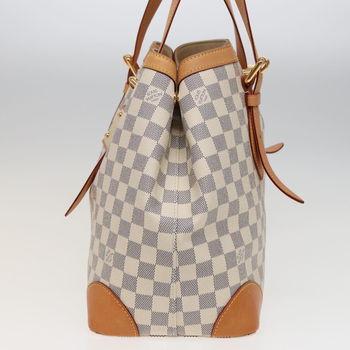 Louis Vuitton Hampstead White Canvas Tote Bag