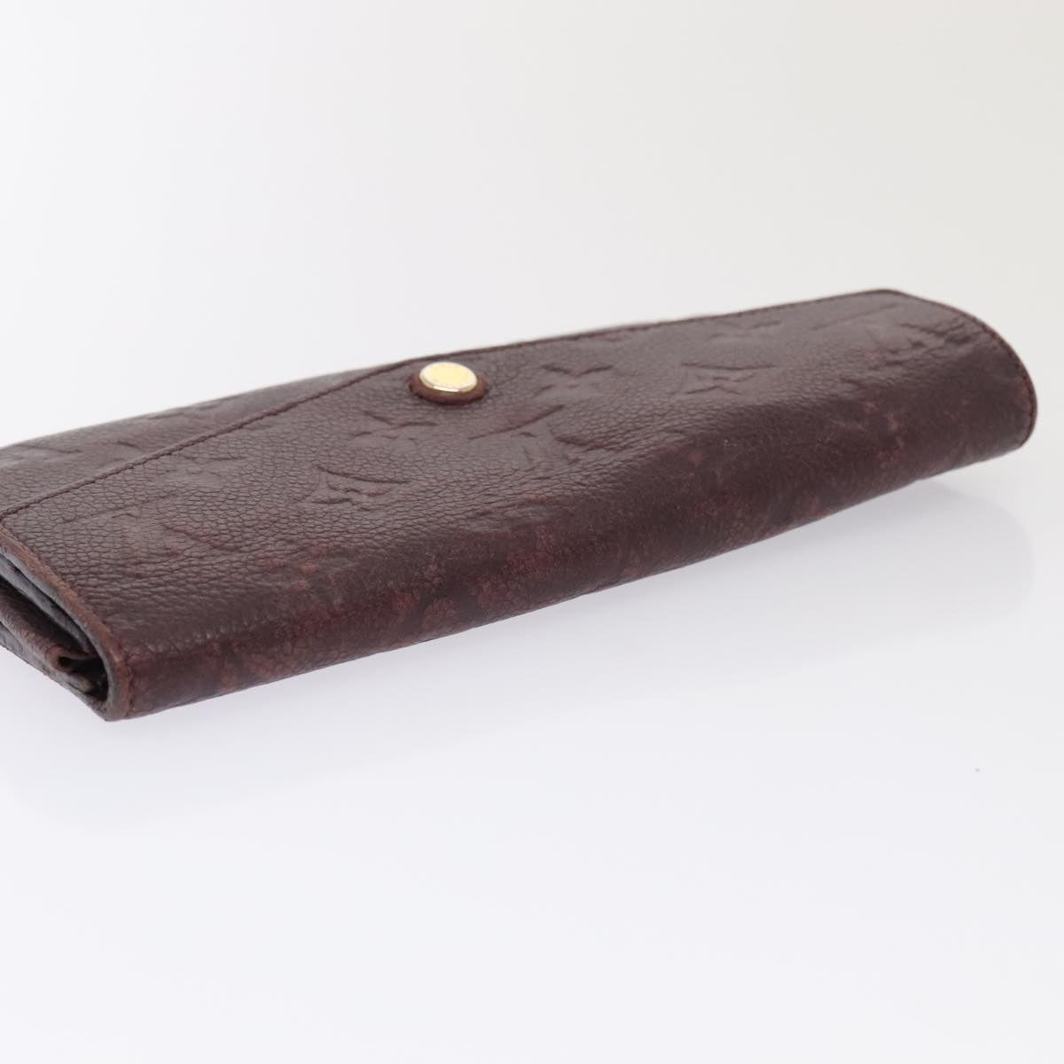 Louis Vuitton Sarah Purple Leather Wallet