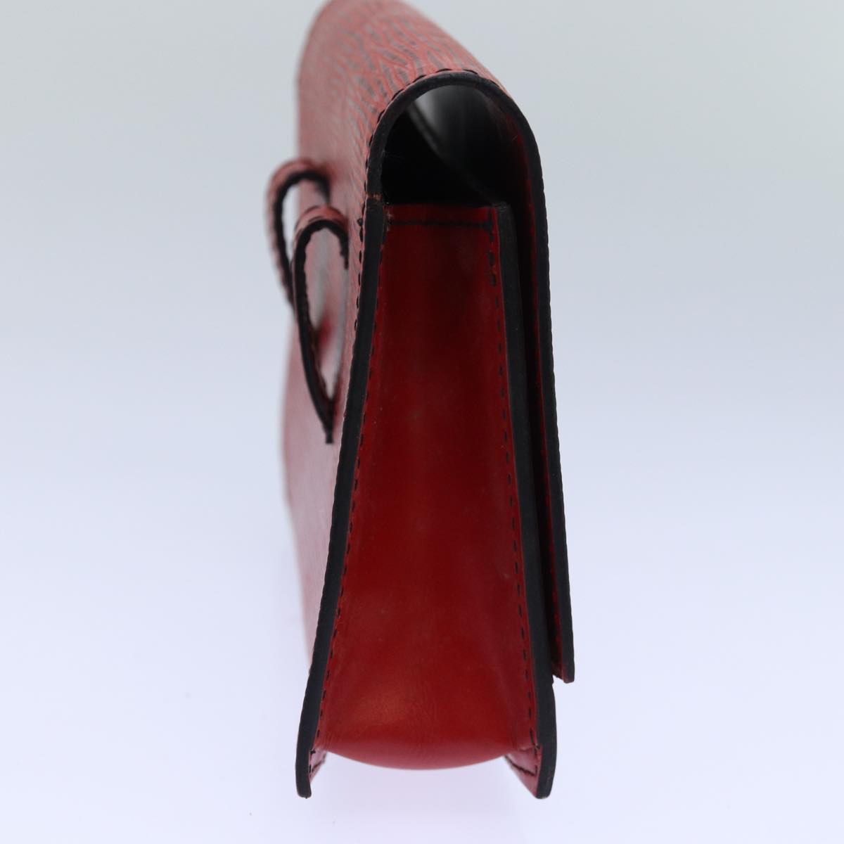 Louis Vuitton Tilsitt Red Leather Clutch Bag
