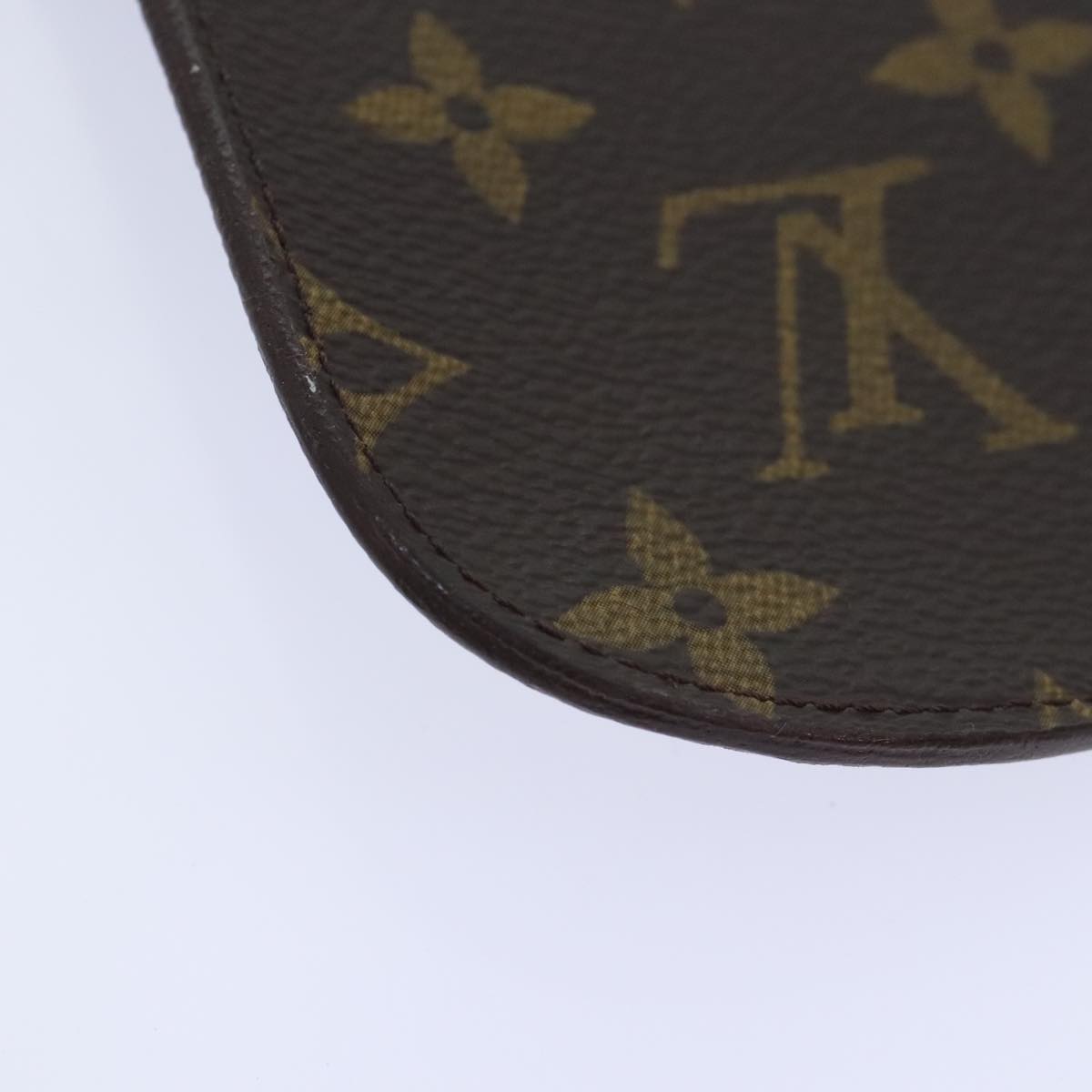 Louis Vuitton Glasses Case Brown Canvas Wallet