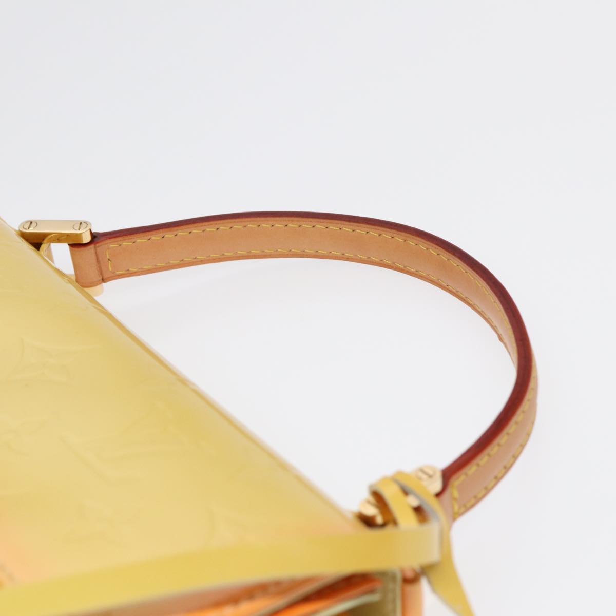 Louis Vuitton Spring Street Yellow Patent Leather Handbag