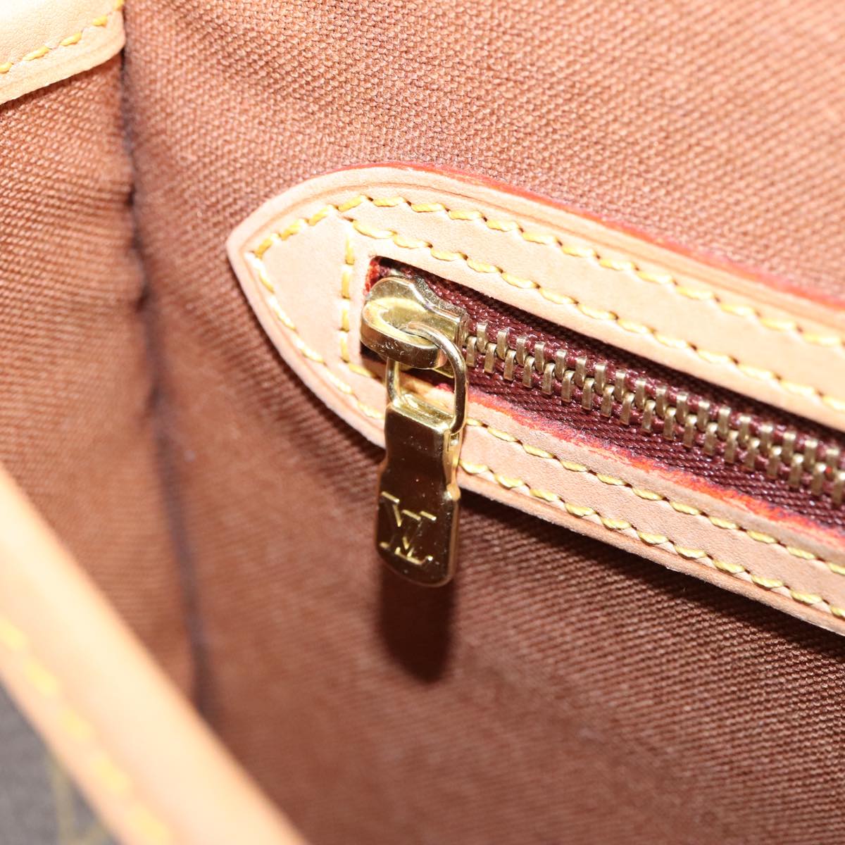 Louis Vuitton Sologne Brown Canvas Shoulder Bag