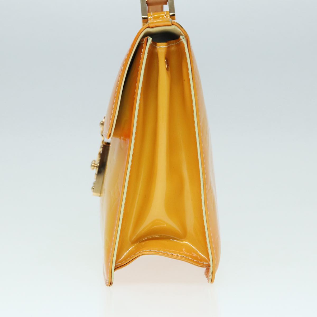 Louis Vuitton Spring Street Yellow Patent Leather Handbag