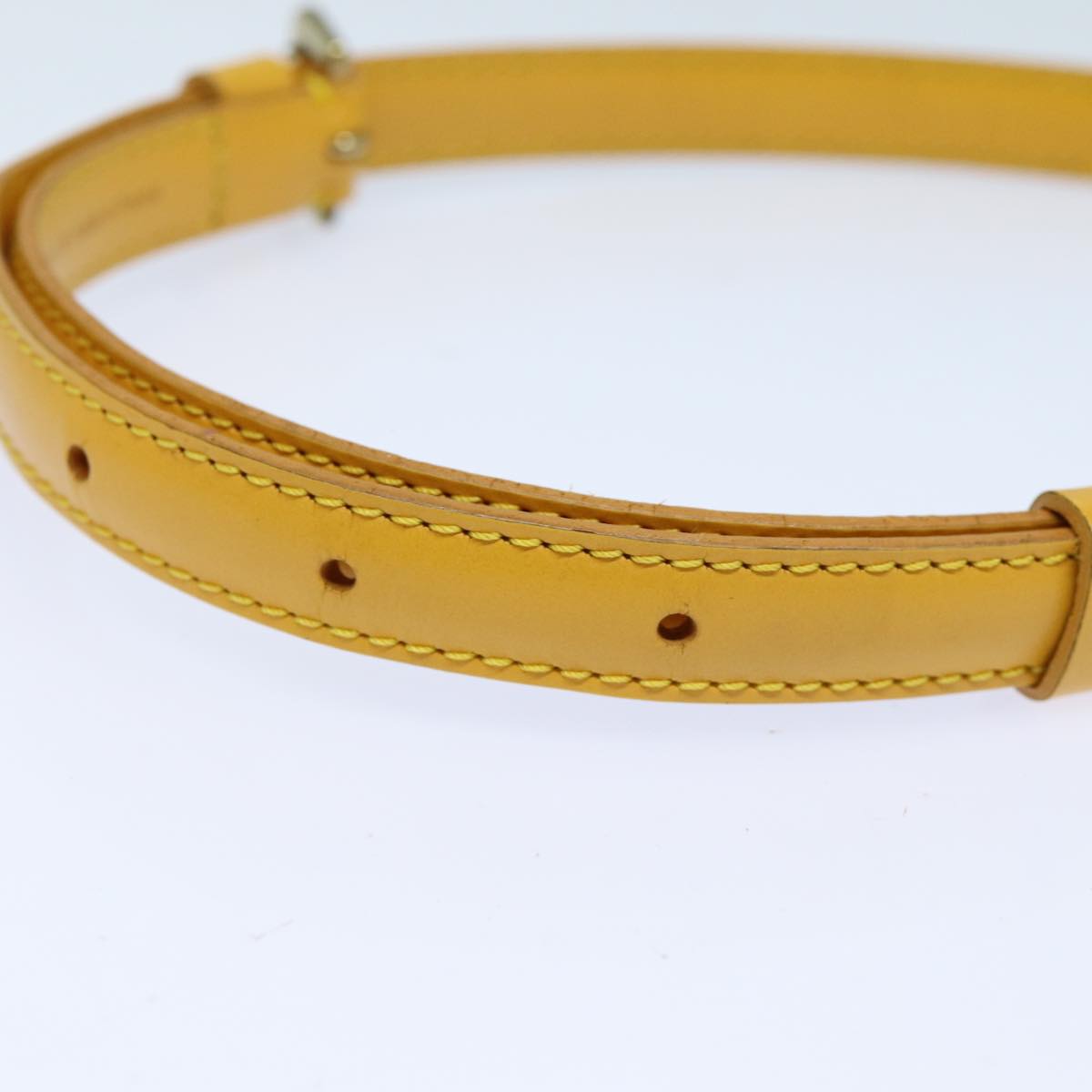 Louis Vuitton Shoulder Strap Yellow Leather Bag Jewelry