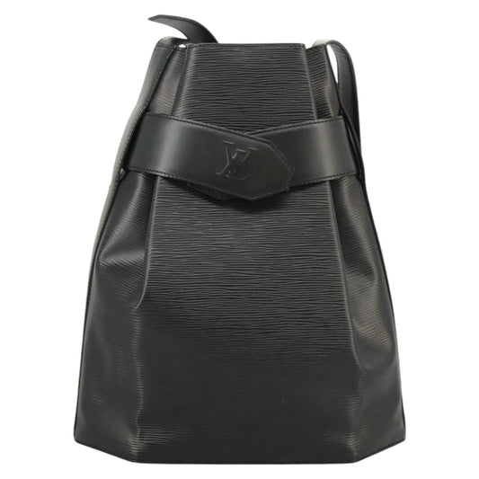 Louis Vuitton Sac D'épaule Black Leather Shoulder Bag