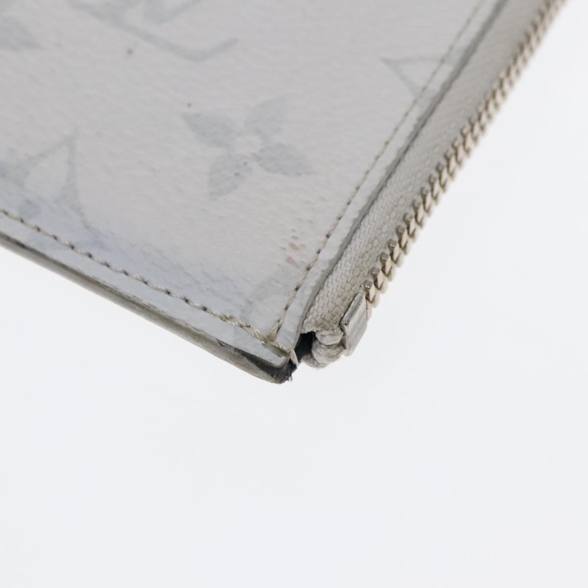 Louis Vuitton Jules White Canvas Clutch Bag