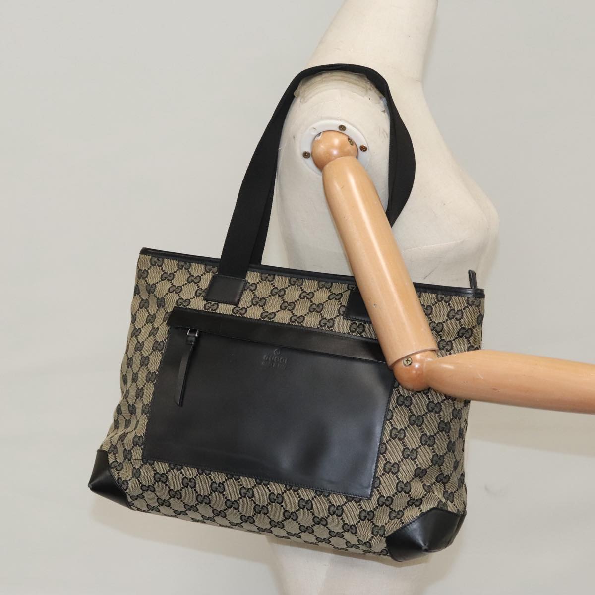 Gucci Gg Canvas Beige Canvas Tote Bag