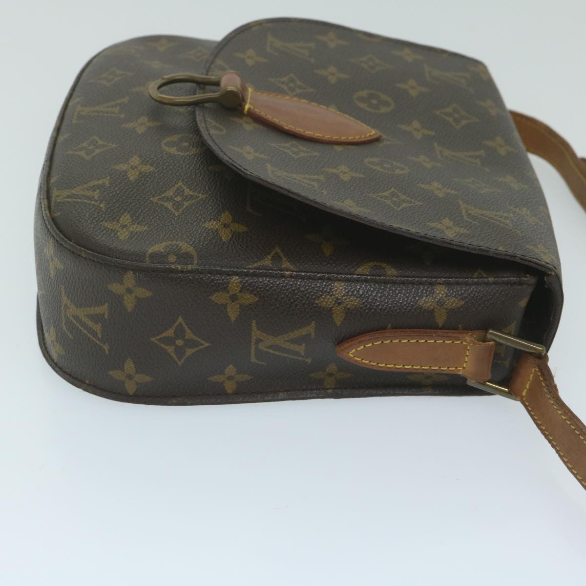 Louis Vuitton Saint Cloud Brown Canvas Shoulder Bag