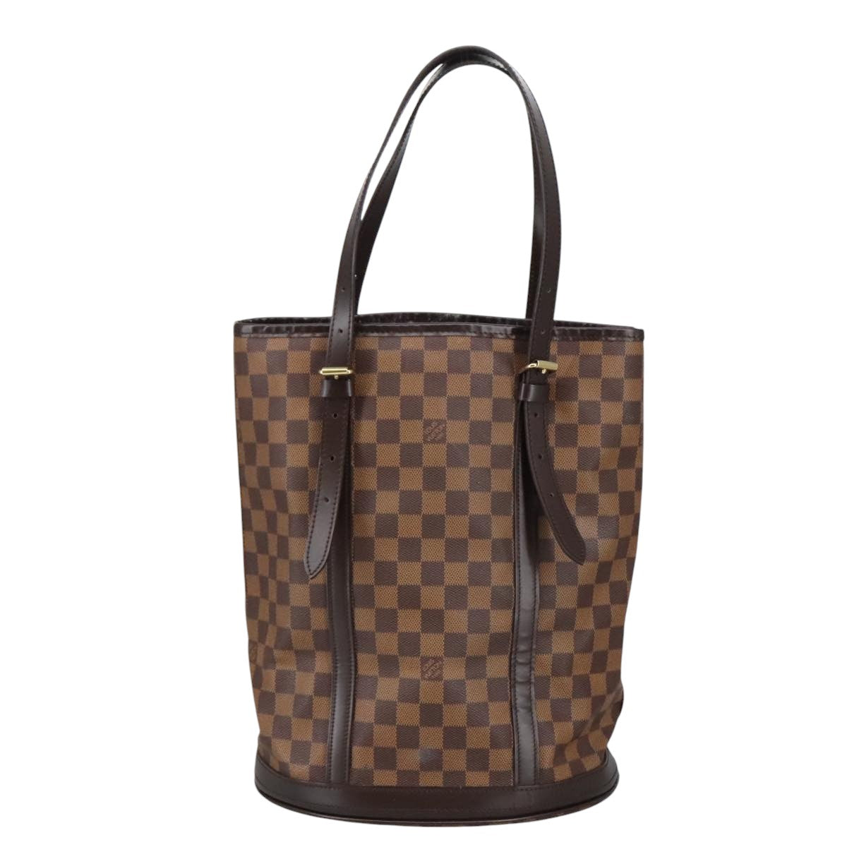 Louis Vuitton Bucket Gm Brown Canvas Shoulder Bag