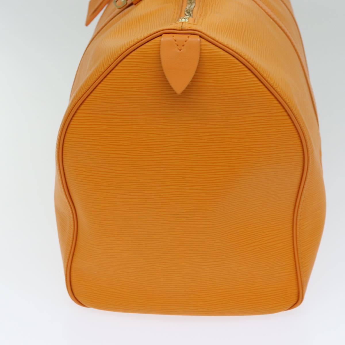 Louis Vuitton Keepall Orange Leather Travel Bag