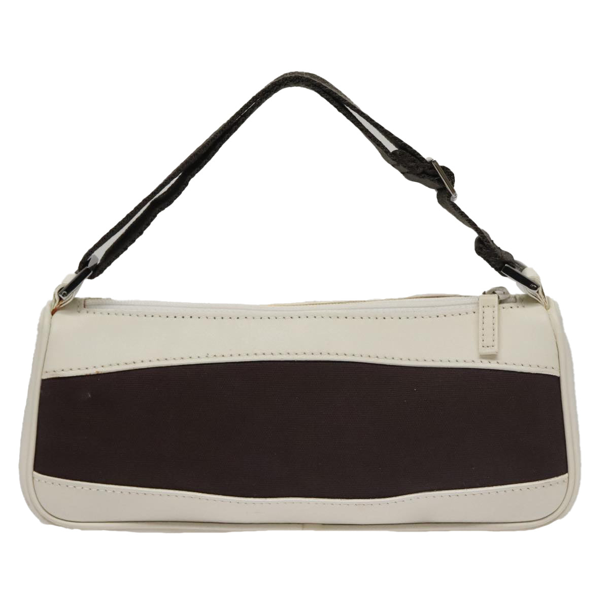 Gucci White Leather Clutch Bag