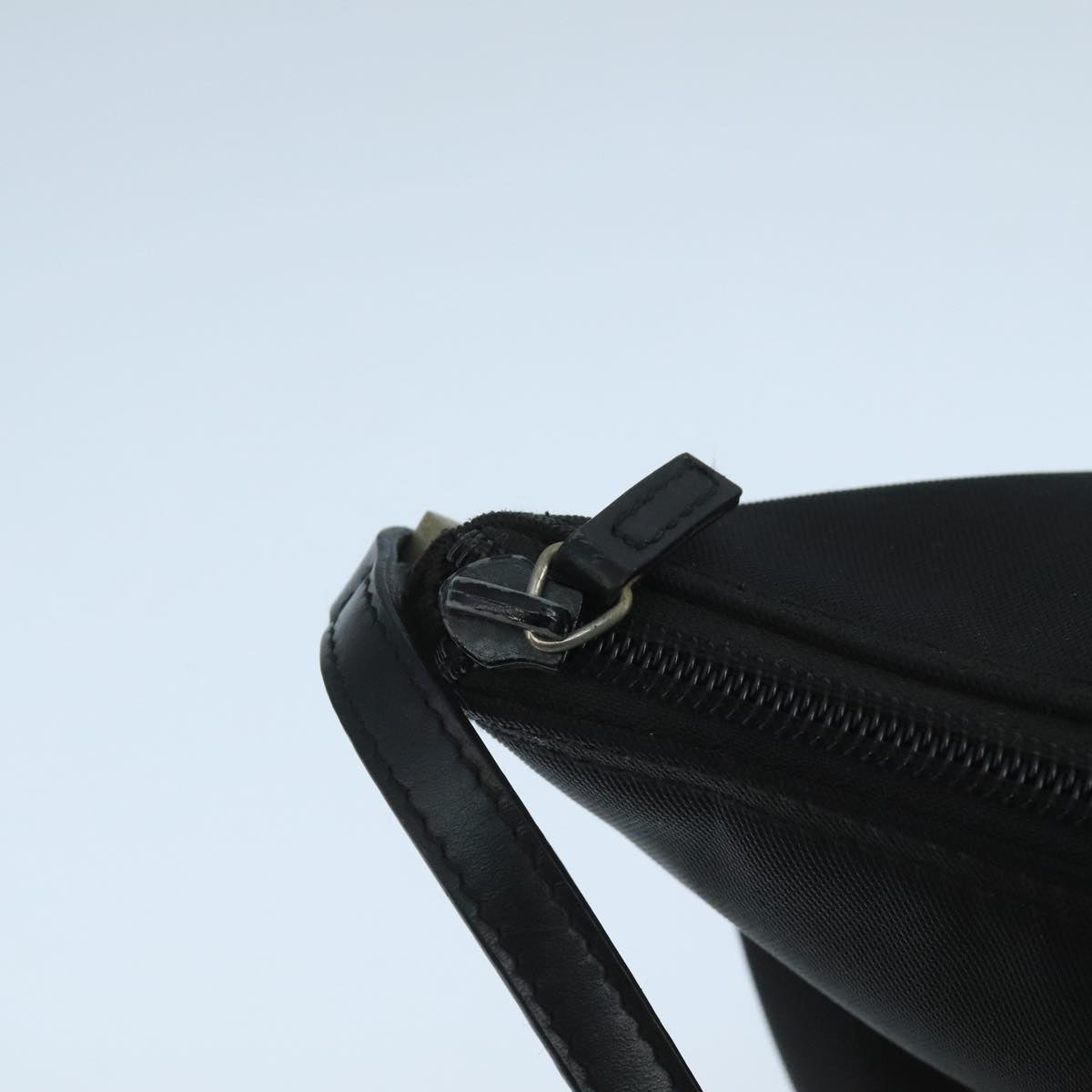 Gucci Baguette Black Canvas Clutch Bag