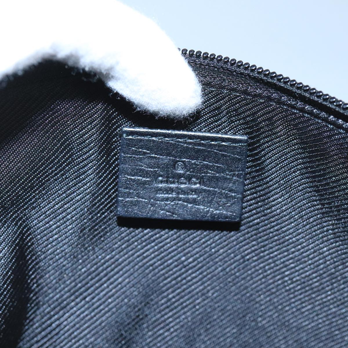 Gucci Black Canvas Clutch Bag