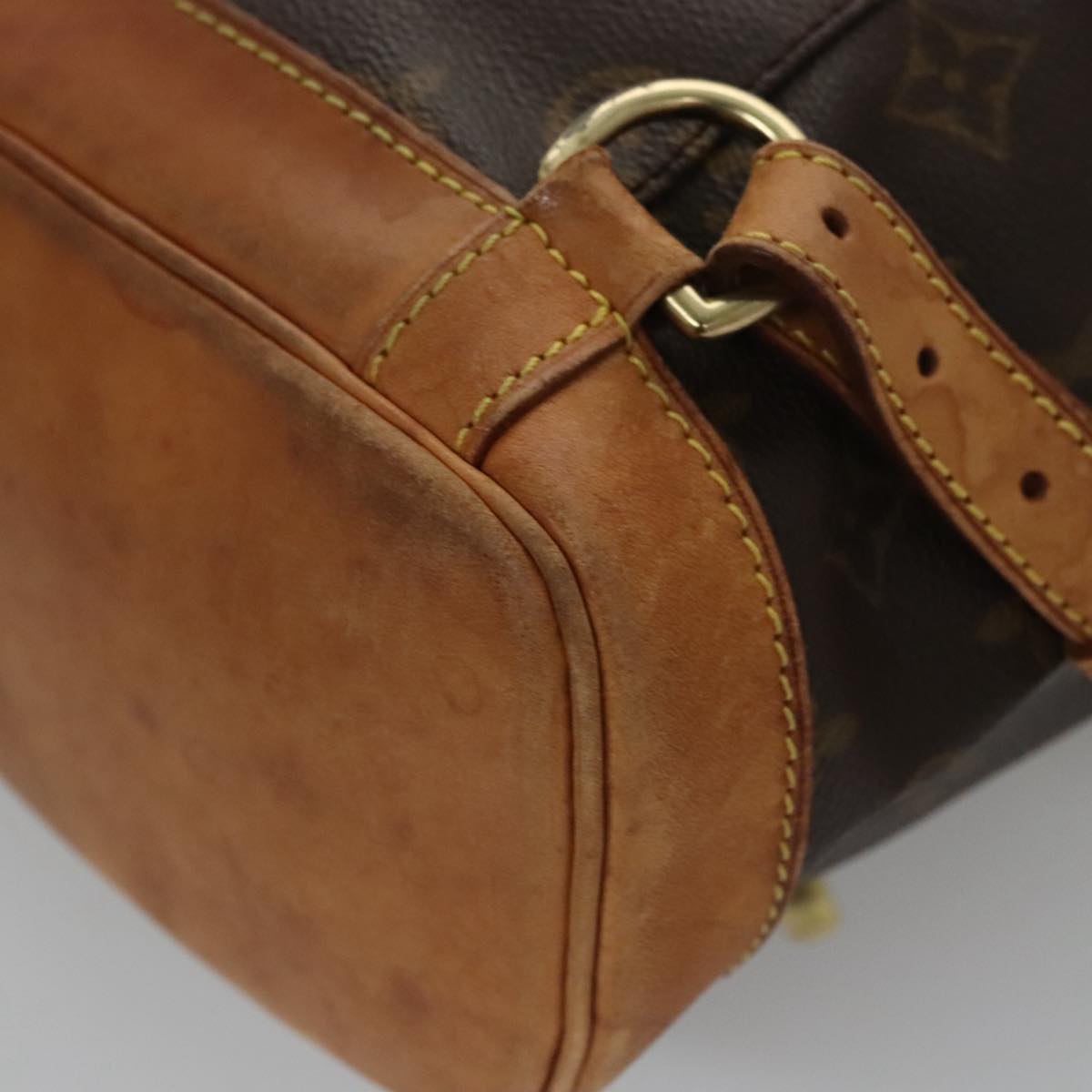 Louis Vuitton Montsouris Mm Brown Canvas Backpack Bag