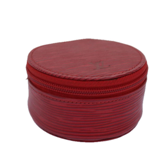 Louis Vuitton Ecrin Red Leather Jewelleryset Jewelry ()