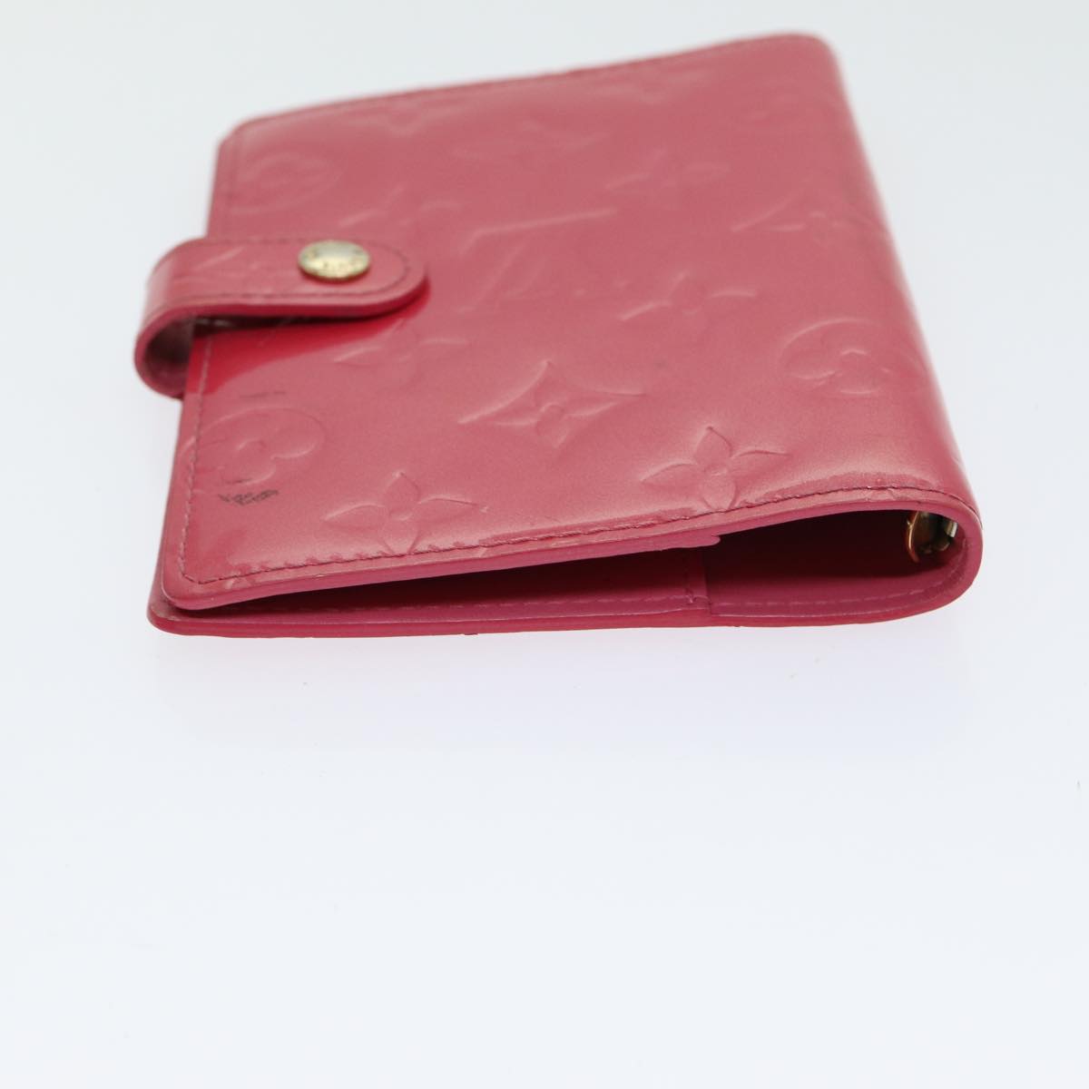 Louis Vuitton Agenda Pm Purple Patent Leather Wallet