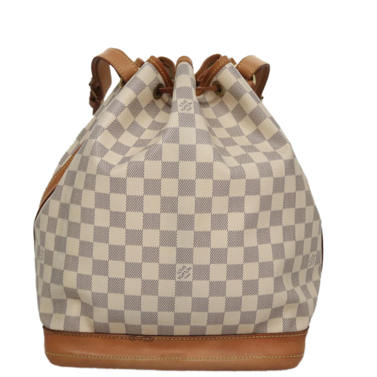 Louis Vuitton Noé White Canvas Shoulder Bag