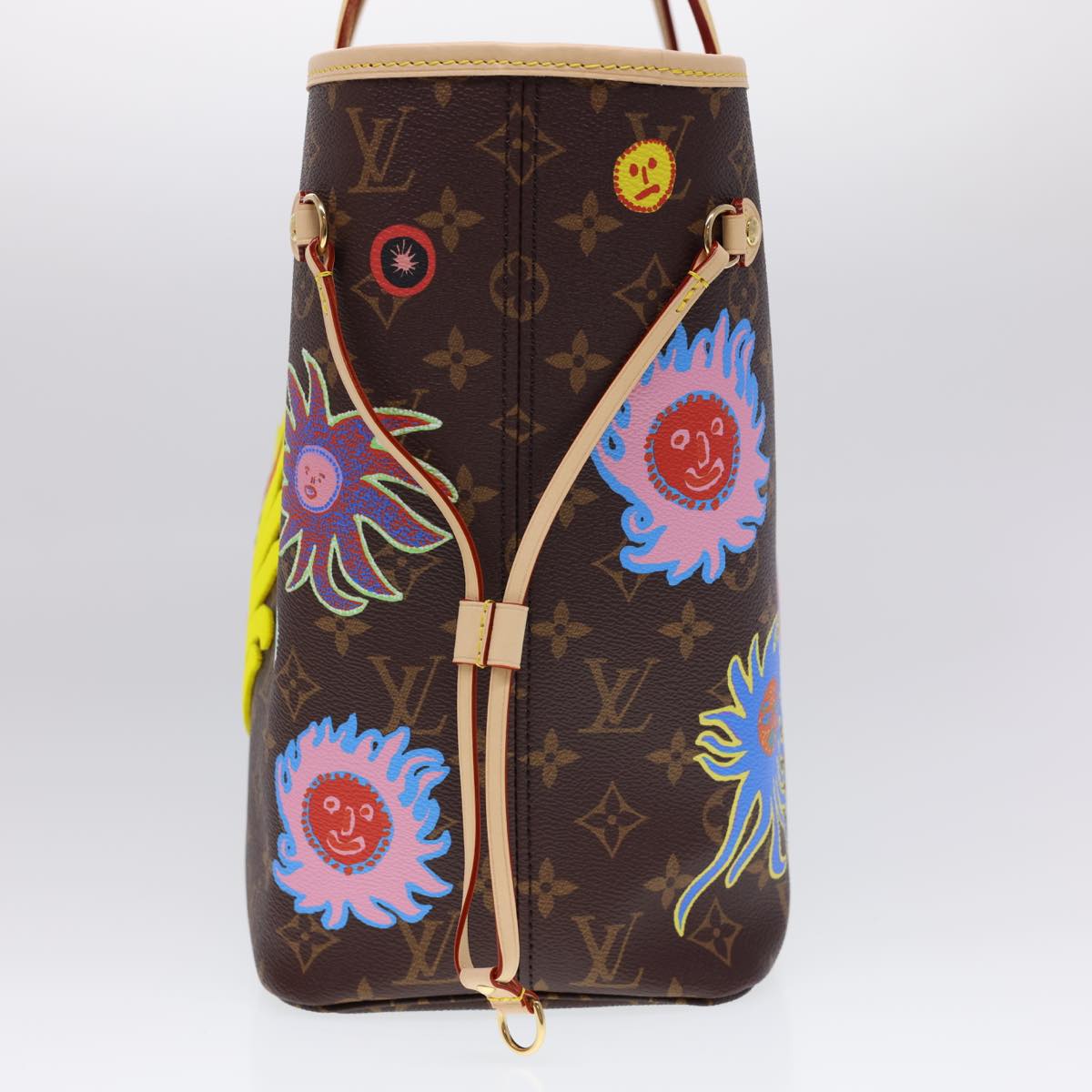 Louis Vuitton Neverfull Gm Brown Canvas Tote Bag