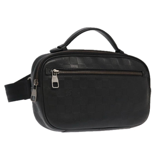 Louis Vuitton Ambler Black Leather Shoulder Bag