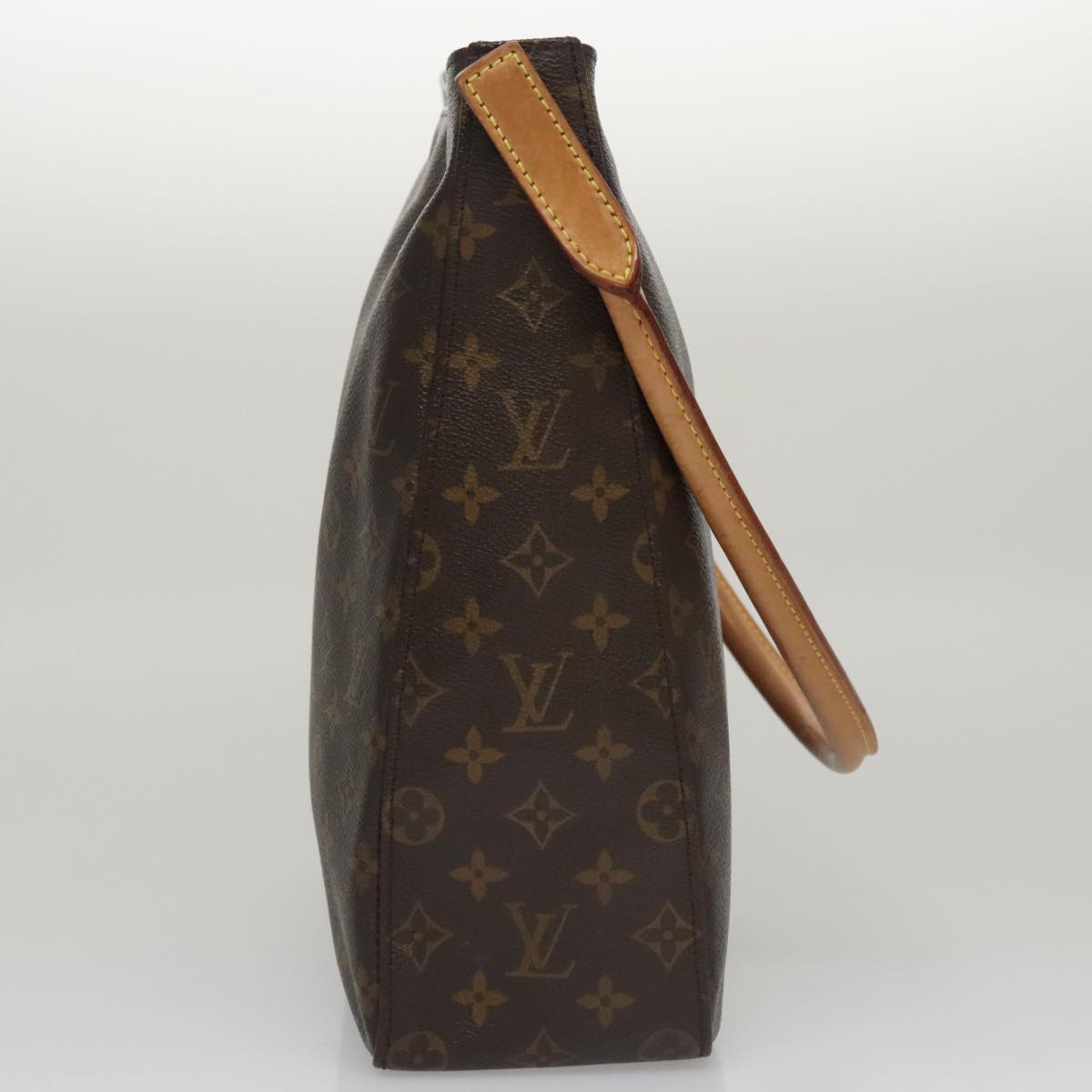 Louis Vuitton Looping Gm Brown Canvas Shoulder Bag