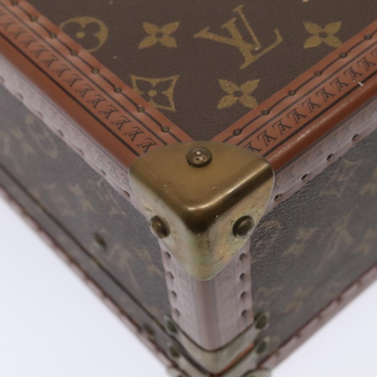 Louis Vuitton Cotteville Brown Canvas Travel Bag