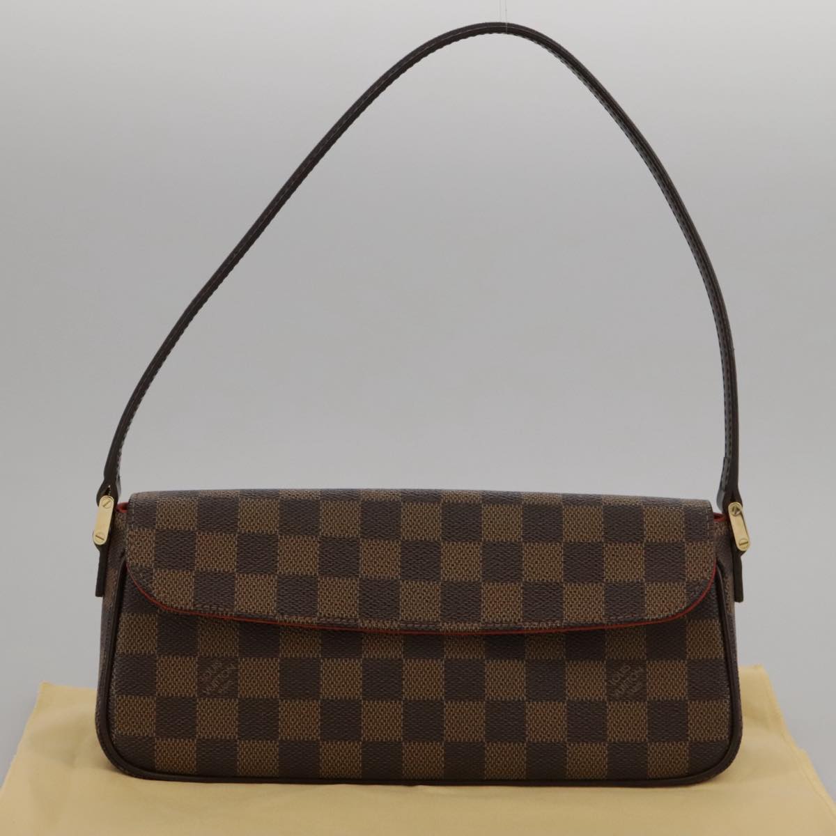 Louis Vuitton Recoleta Brown Canvas Shoulder Bag