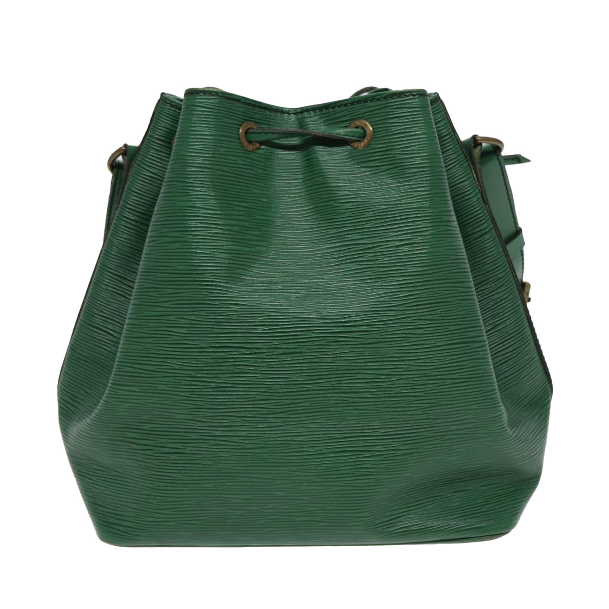 Louis Vuitton Noé Green Leather Shoulder Bag