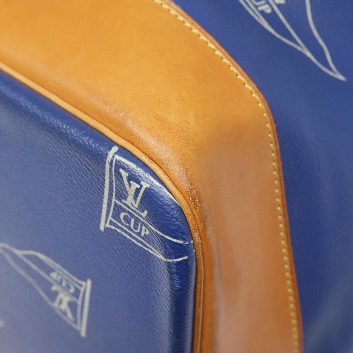 Louis Vuitton Cup Tasman Blue Canvas Shoulder Bag