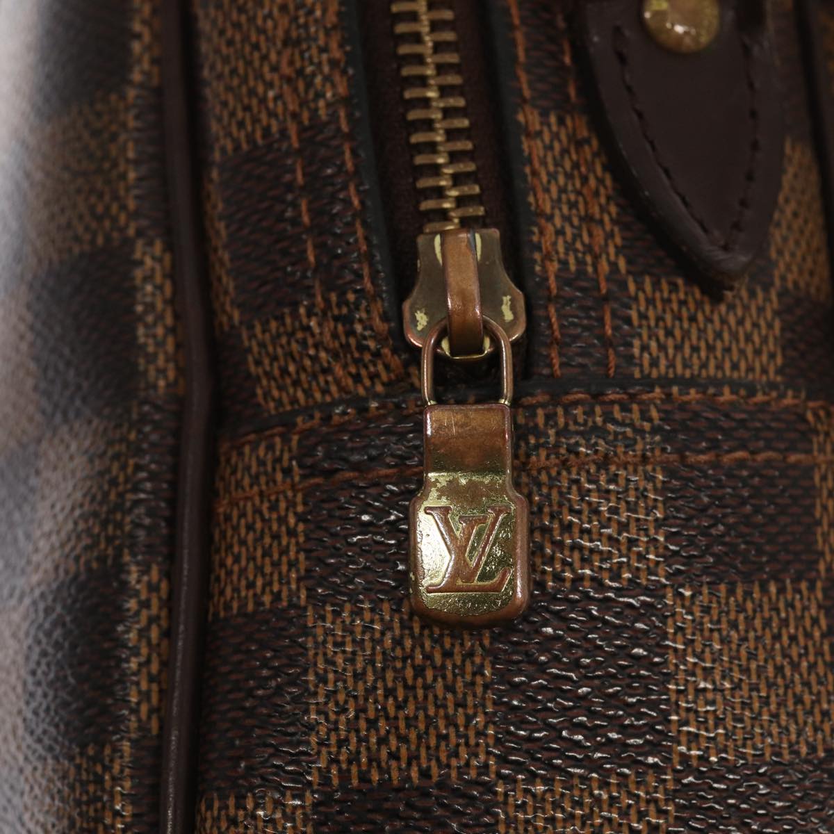 Louis Vuitton Reporter Brown Canvas Shoulder Bag