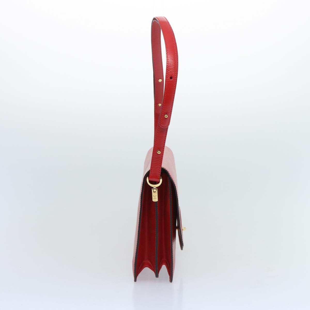 Louis Vuitton Friedland Red Leather Shoulder Bag