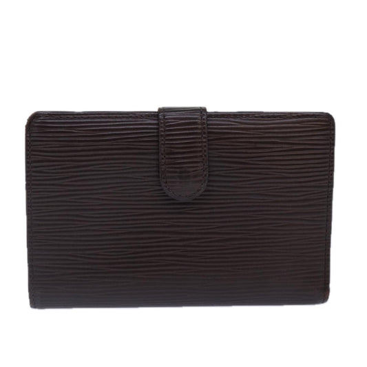 Louis Vuitton Viennois Brown Leather Wallet  ()