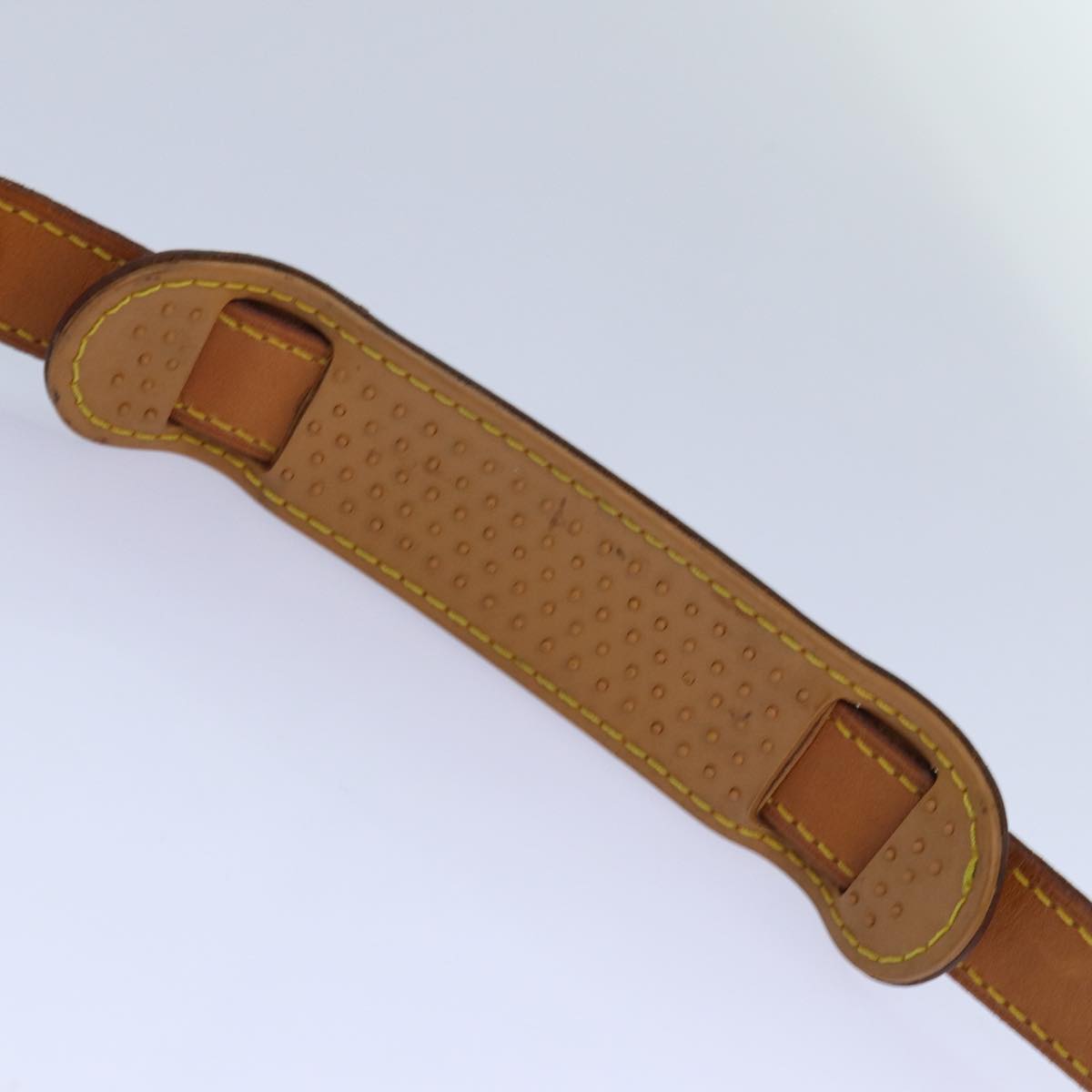 Louis Vuitton Bandoulière De Sac Beige Leather Bag Jewelry