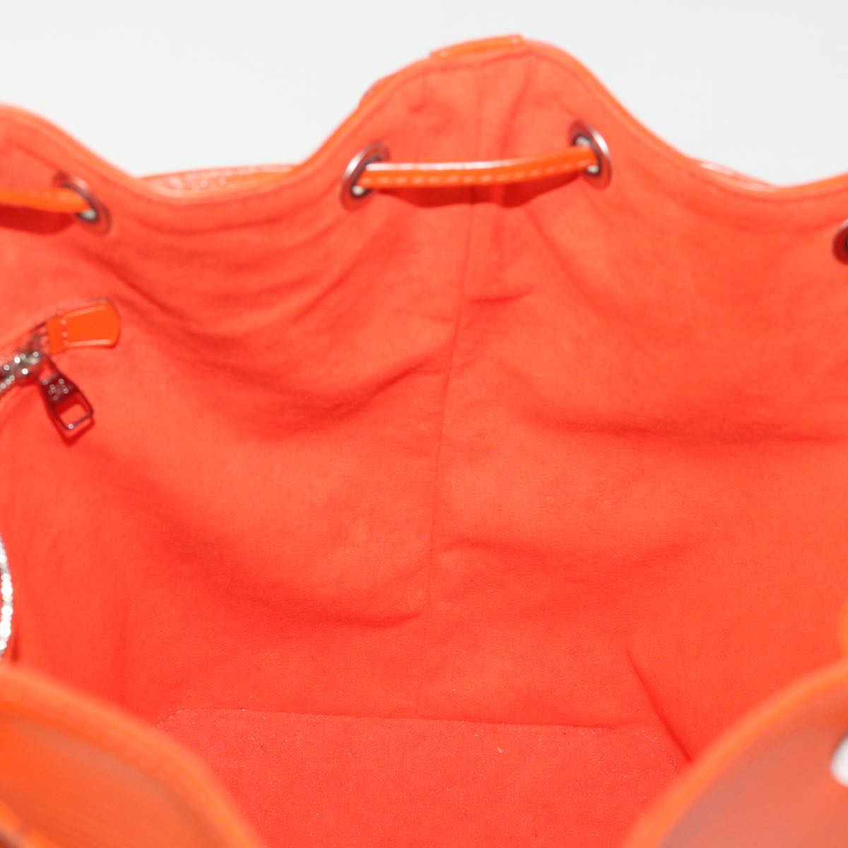 Louis Vuitton Petit Noé Orange Leather Shoulder Bag