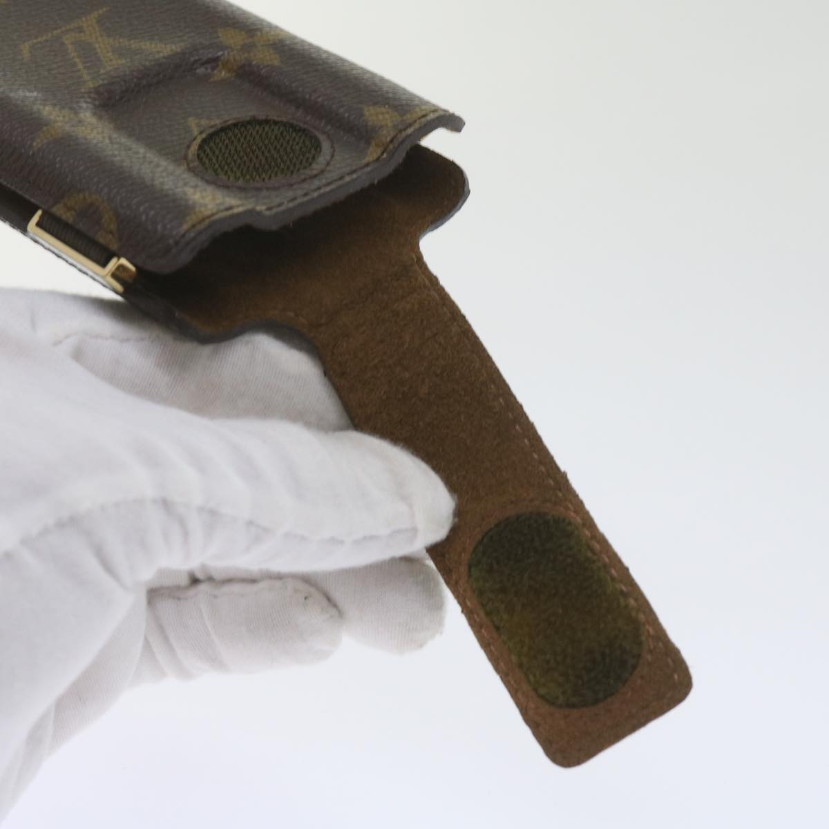 Louis Vuitton Etui Téléphone Brown Canvas Phone Jewelry