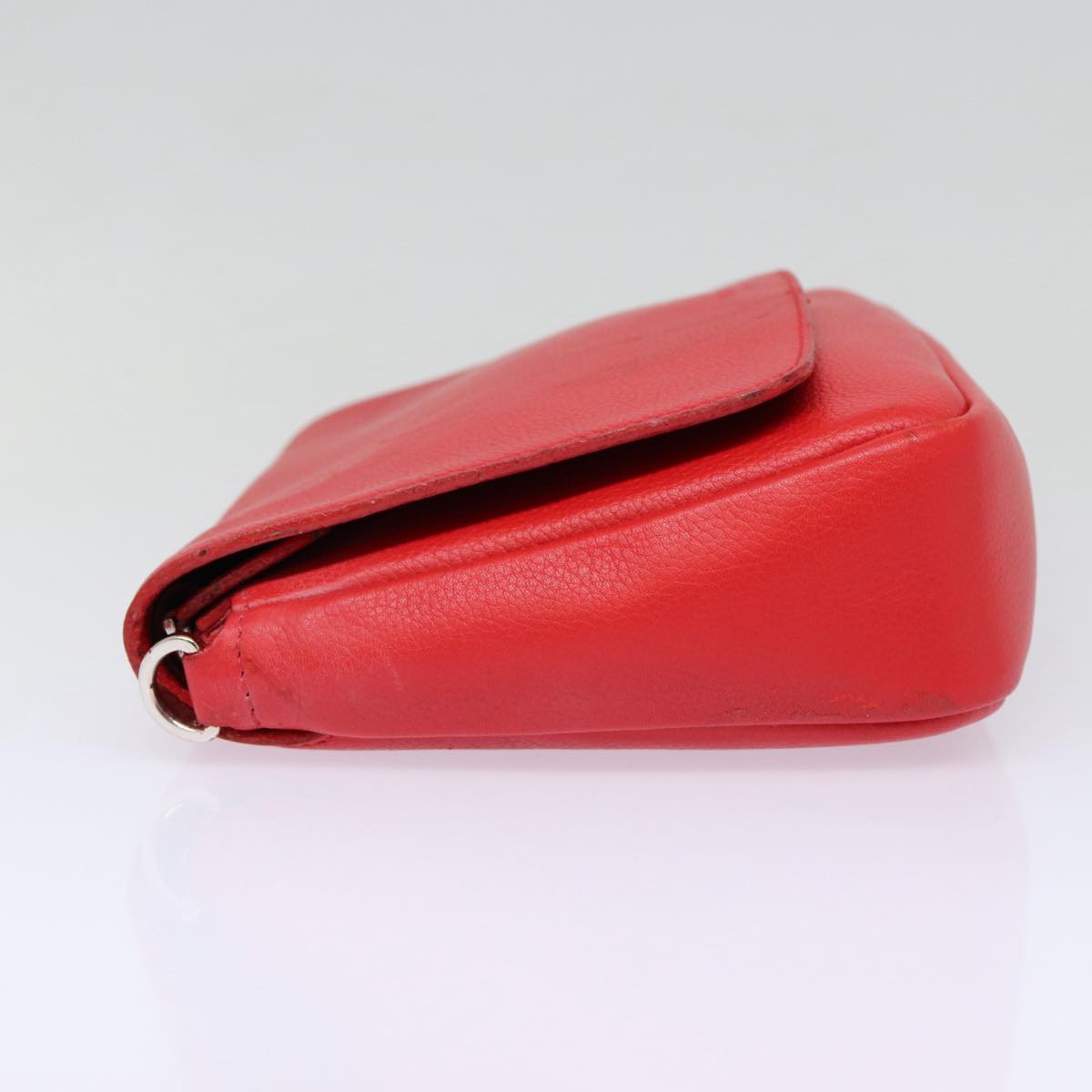 Louis Vuitton Parnassea Red Leather Clutch Bag