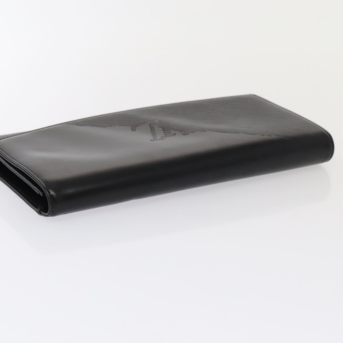 Louis Vuitton Aegean Black Leather Clutch Bag