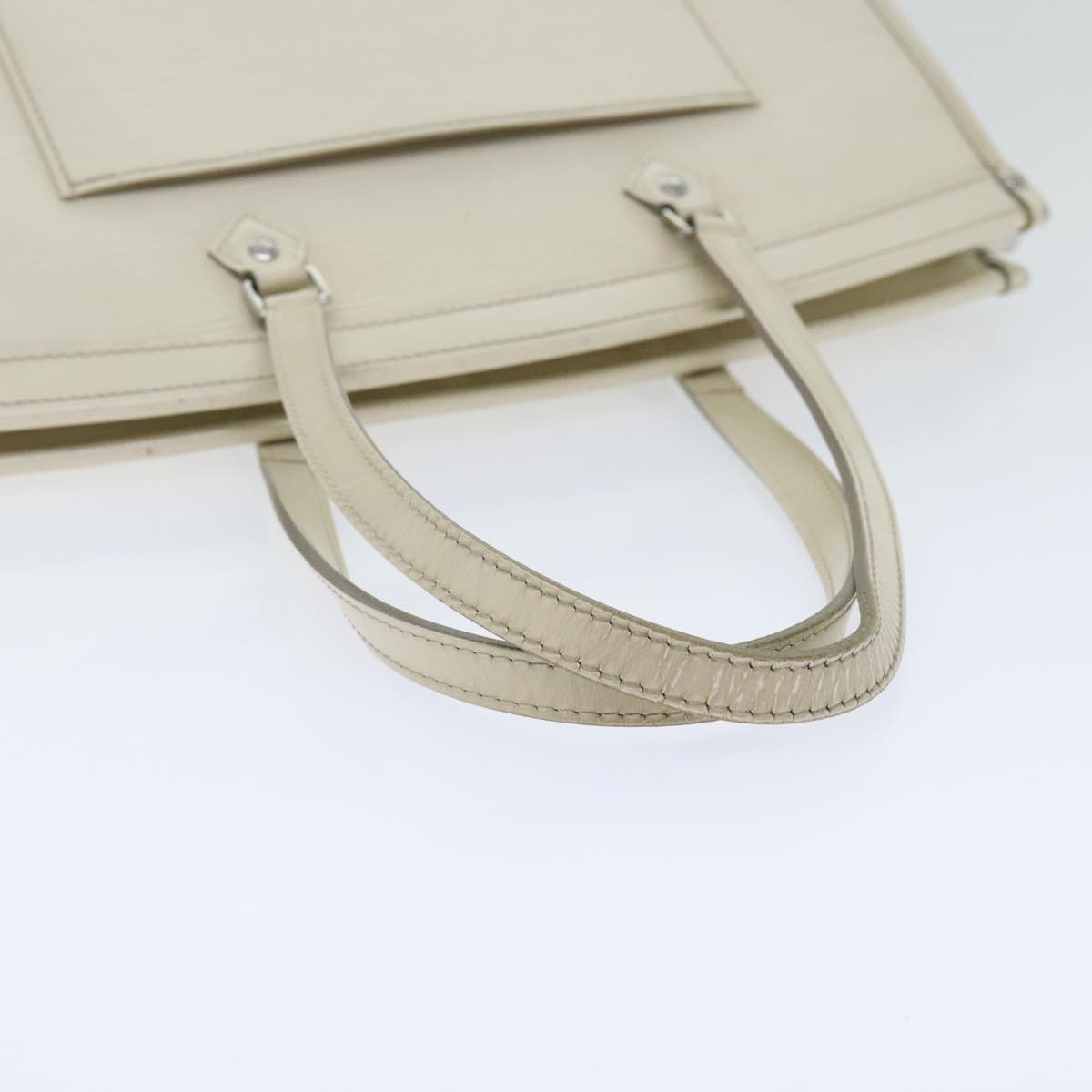 Louis Vuitton Madelaine Ecru Leather Handbag